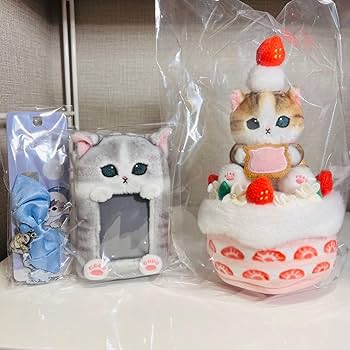 Amazon.co.jp: 3点 モフサンド mofusand もふもふストア 小物入れにも