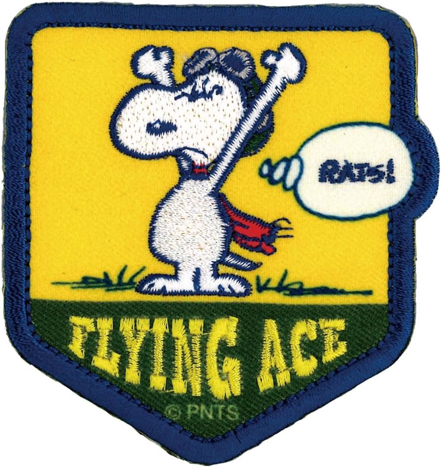 Amazon.co.jp: ミノダ SNOOPY VINTAGE ワッペン フライングエース