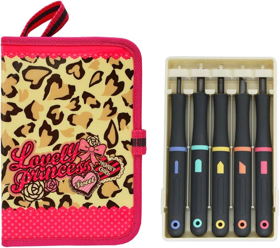 Amazon.co.jp: 彫刻刀セット ラブリープリンセス 全鋼刃義春製ラバー