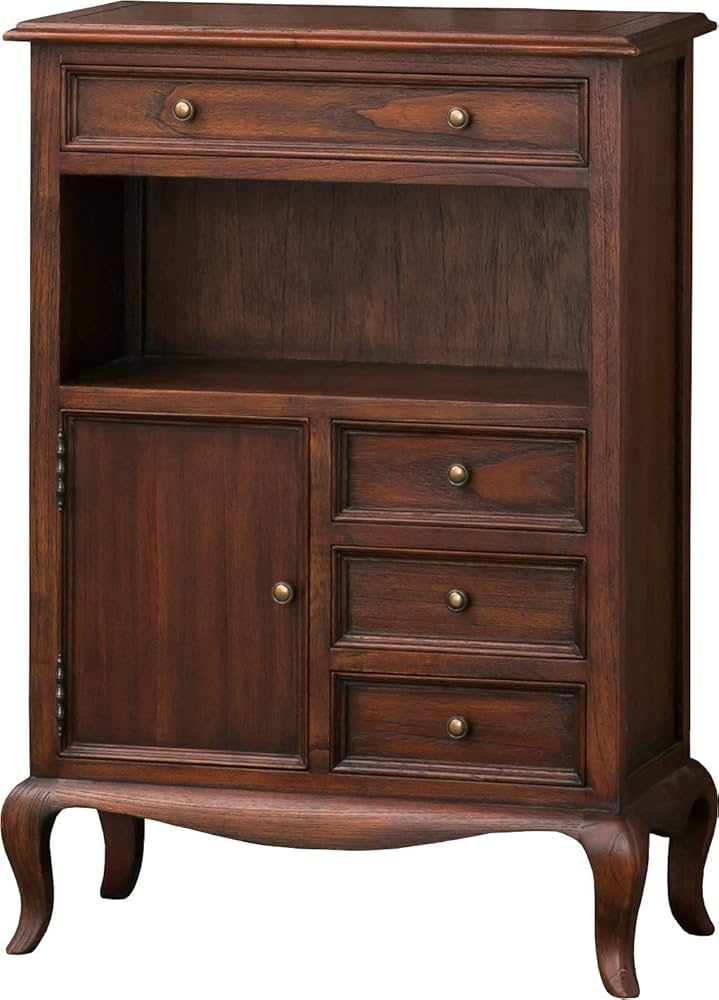 Amazon｜電話台 ファックス台 FAX台 アンティーク風 猫脚 英国風