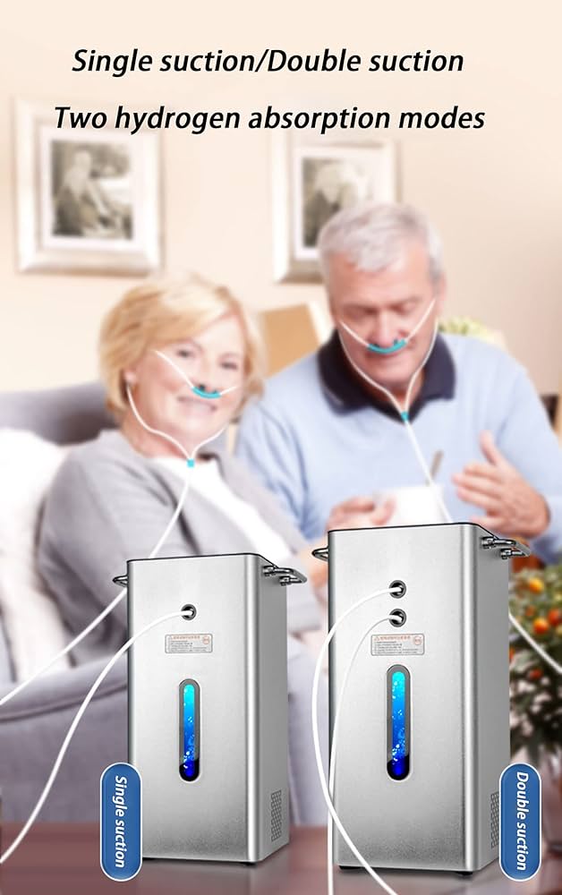 Amazon | 水素吸入器 300 ml/分、99.99% 高純度 H2 水素吸入器、5 つの