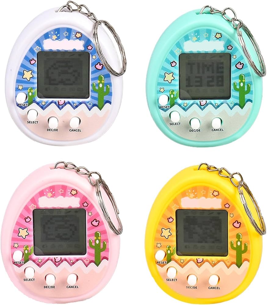 Amazon.co.jp: 仮想電子デジタルペットキーホルダー、レトロ携帯ゲーム