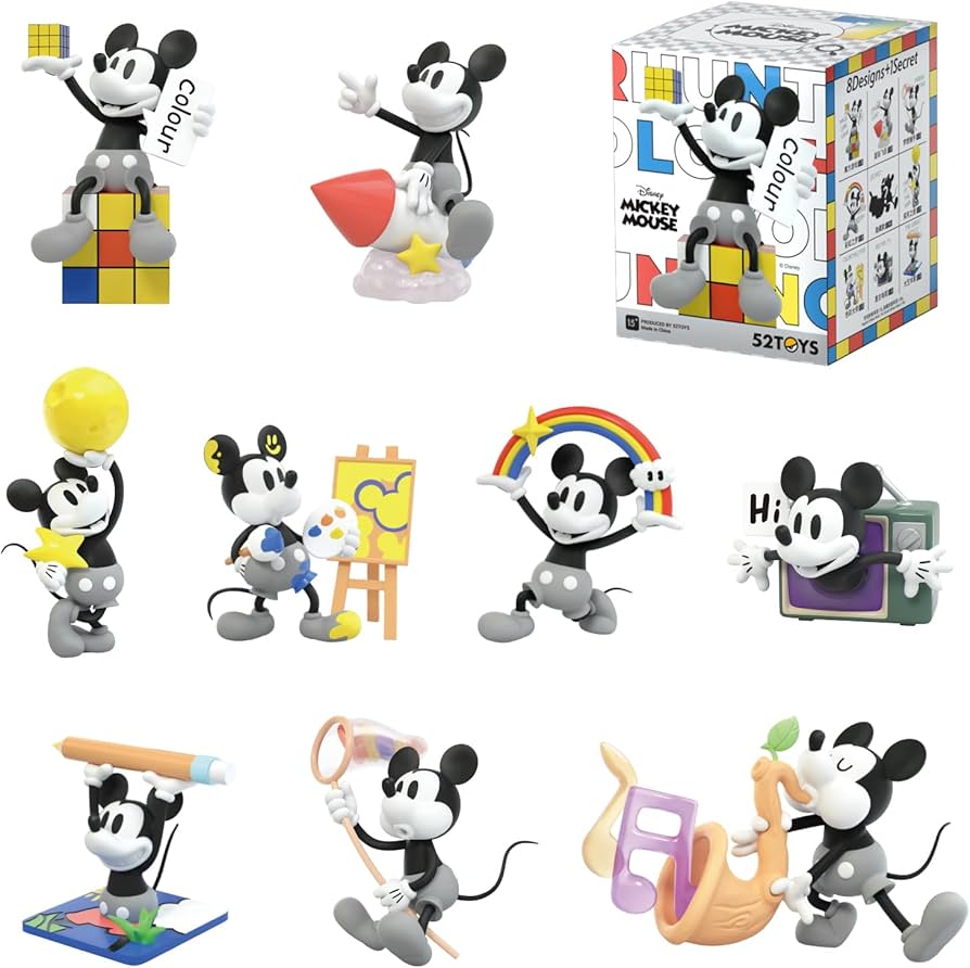 Amazon.co.jp: 52TOYS BLINDBOX Mickey Mouse Color Hunting シリーズ
