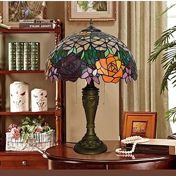 Amazon.co.jp : 16インチティファニースタイルのテーブルランプ
