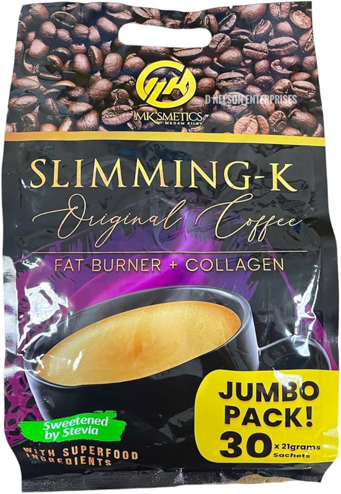 Jumbo Pack MK Slimming-K Coffee with Collagen, 30 Sachets : Amazon