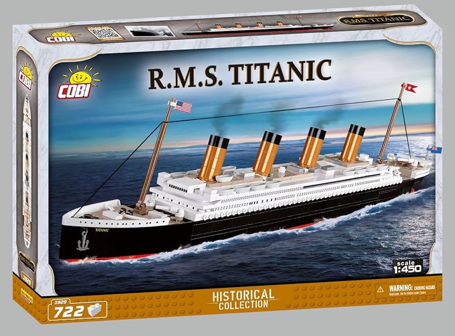 Amazon.com: COBI Historical Collection R.M.S. Titanic 1:450 Scale