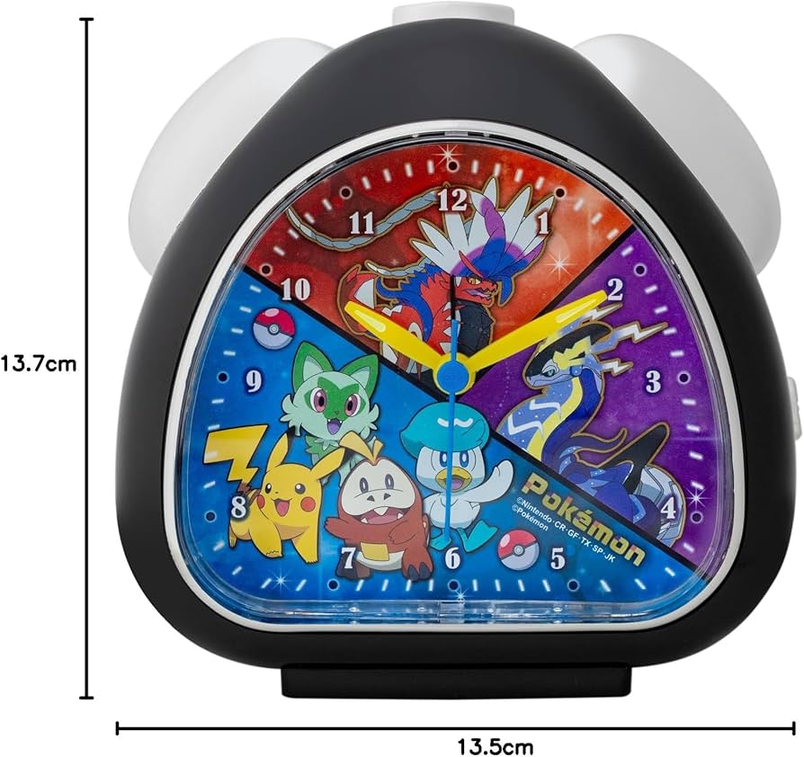 Amazon.co.jp: ティーズファクトリー 目覚まし時計 ポケットモンスター