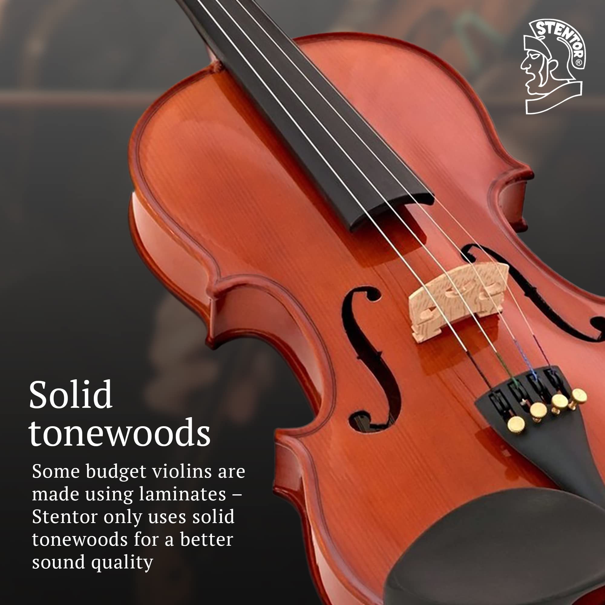 Amazon.co.jp: STENTOR (ステンター) バイオリンセット SV-120 4/4