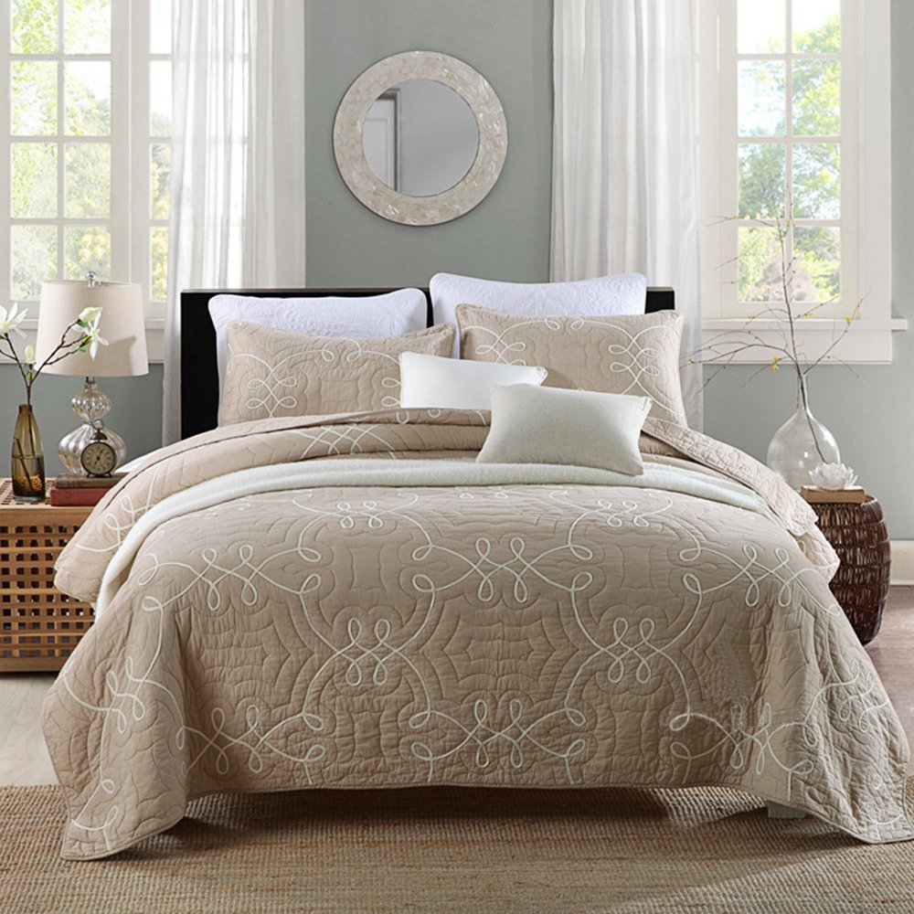 Amazon｜ベッドカバー マルチ カバー ク風北欧 寝具カバー 3点セット