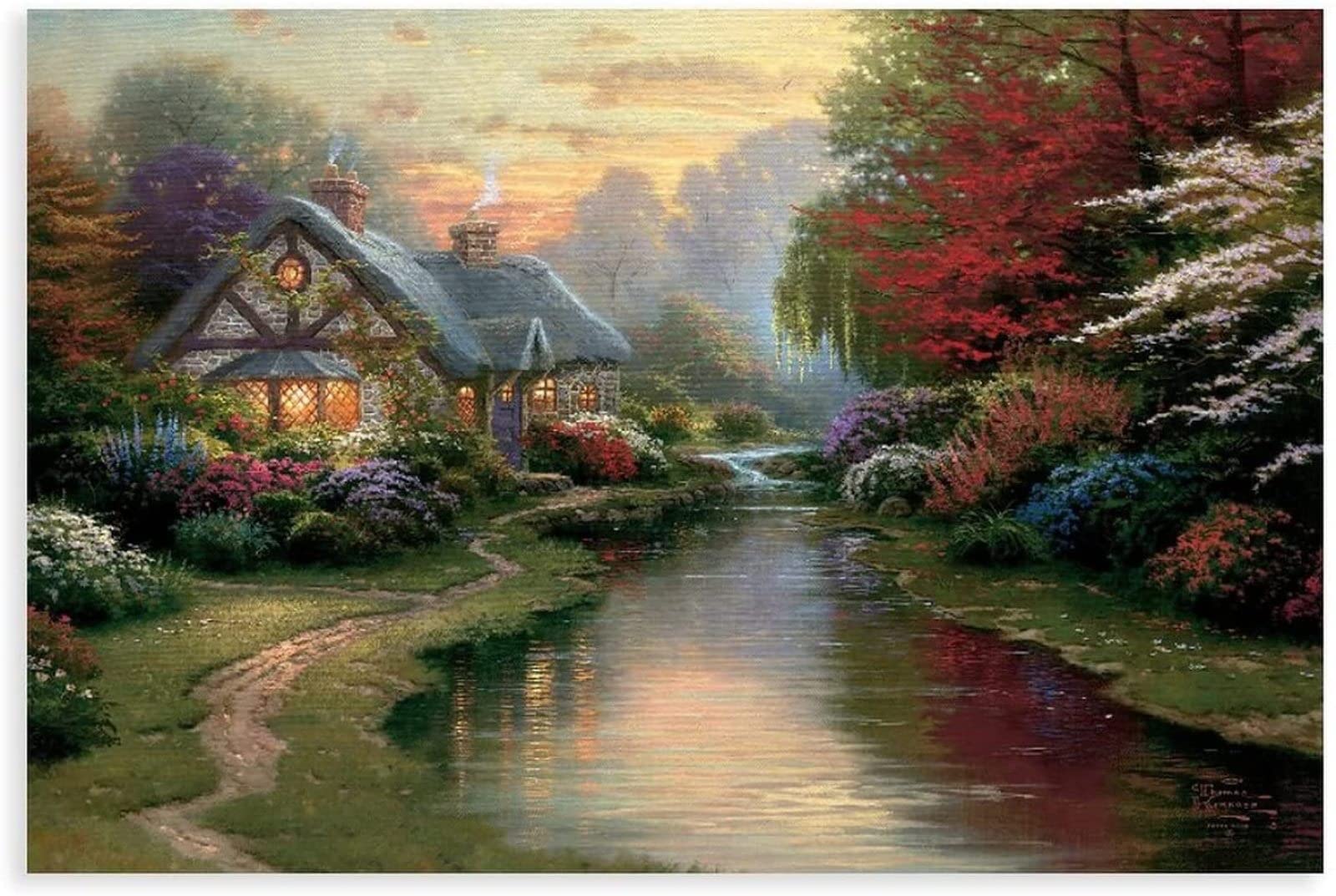 Amazon.co.jp: トーマスキンケードポスターランドスケープウォール