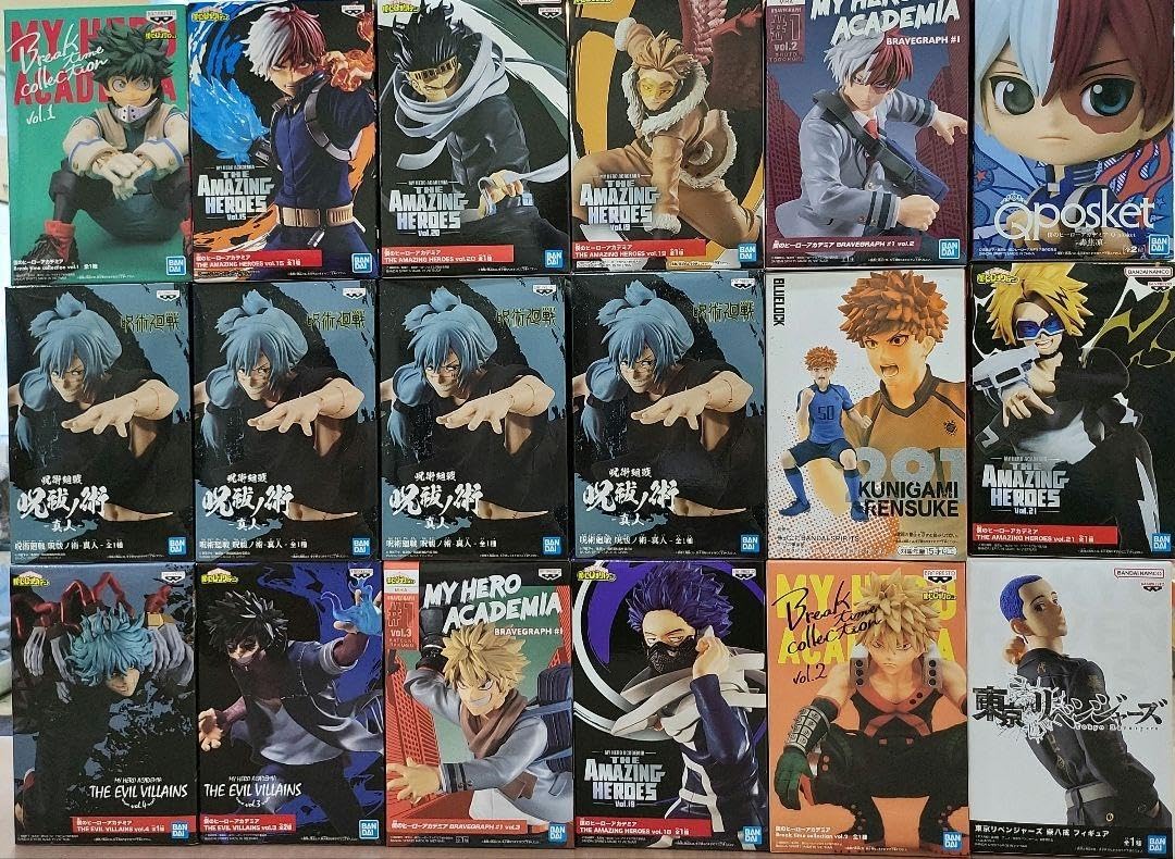 Amazon.co.jp: フィギュア アソート 18体セット 東リベ ヒロアカ