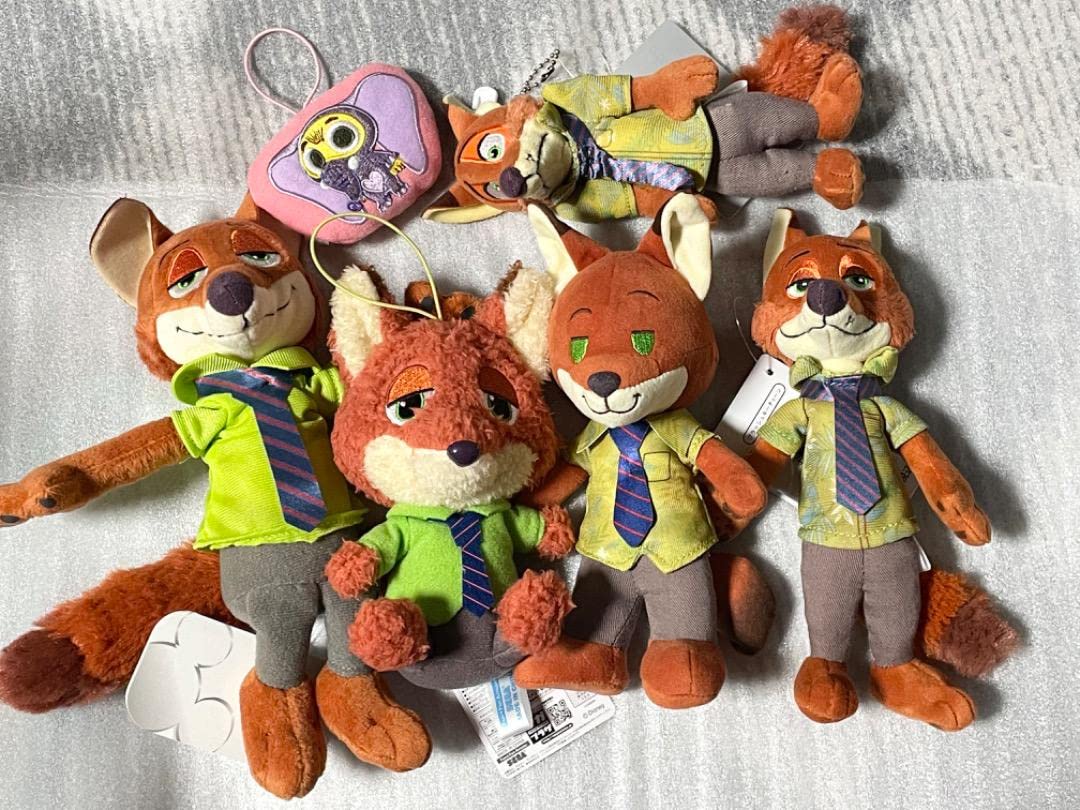 Amazon.co.jp: ズートピア ニック ぬいぐるみ セット : おもちゃ