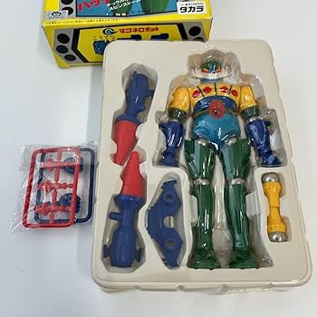 Amazon.co.jp: 復刻版 タカラ マグネモシリーズ マグネロボット 鋼鉄