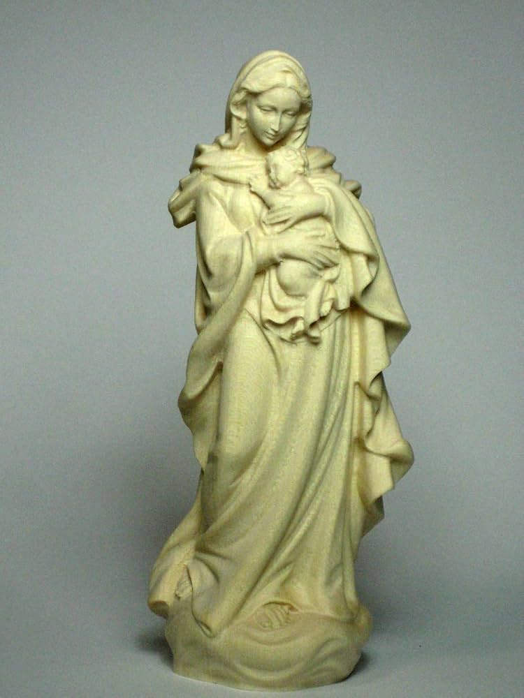 Amazon.co.jp: カトリック信者さん向け 本物マリアさま像 レーピ