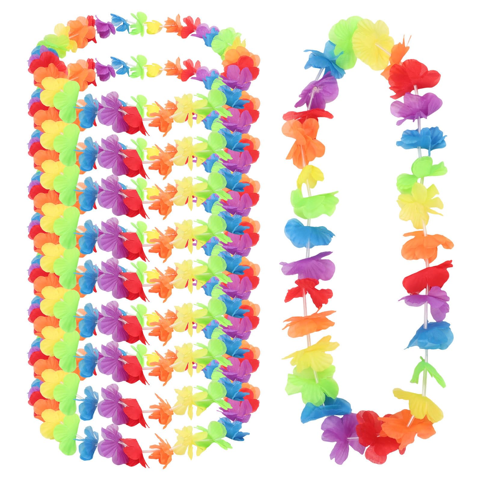 Amazon.co.jp: LIOOBO ハワイアン レイ 花 レイ 花輪 レイ ハワイアン