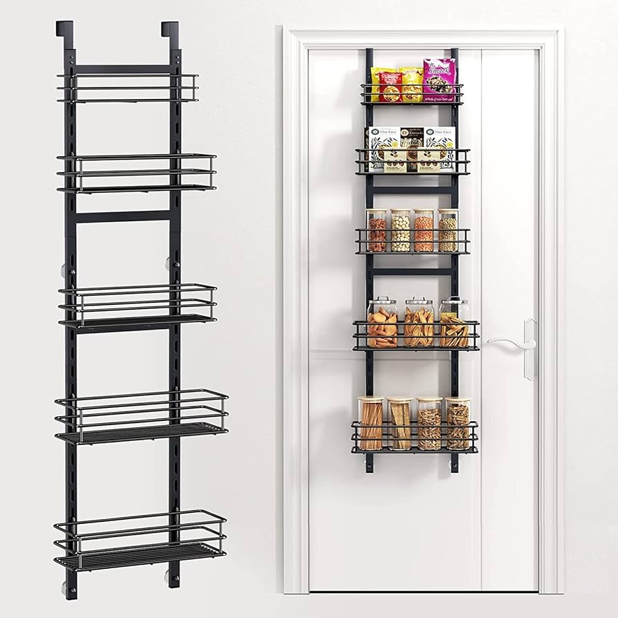 Amazon.com: Purdaz 5-Tier Over the Door Pantry Organizer,Cabinet