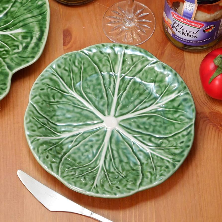 Amazon.co.jp: ポルトガル製 ボルダロ ピニェイロ 陶磁器 キャベツ