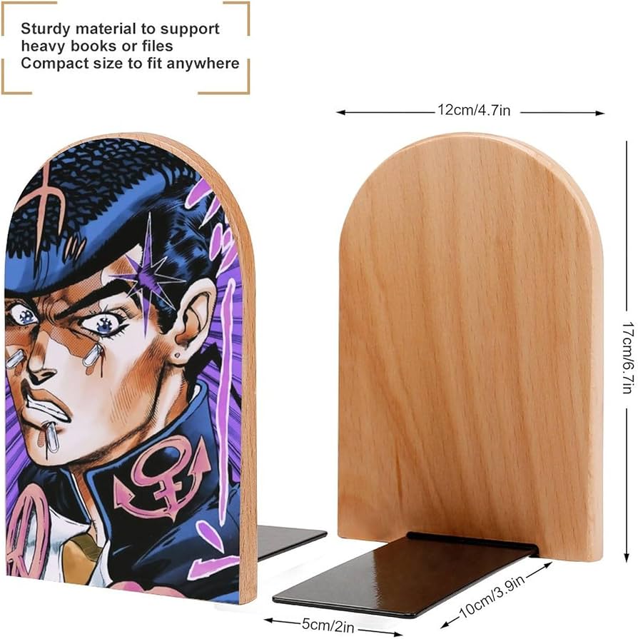Amazon.co.jp: ブックエンド ジョジョの奇妙な冒険 本立て L型 2枚1組