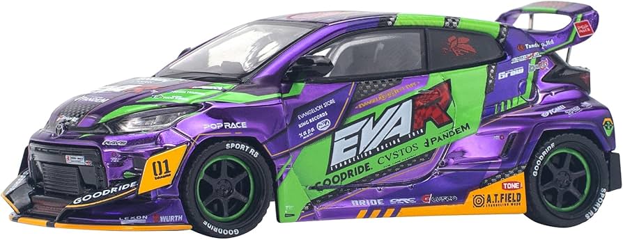Amazon | POP RACE 1/64 エヴァRT初号機 GOODRIDE GRヤリス 完成品