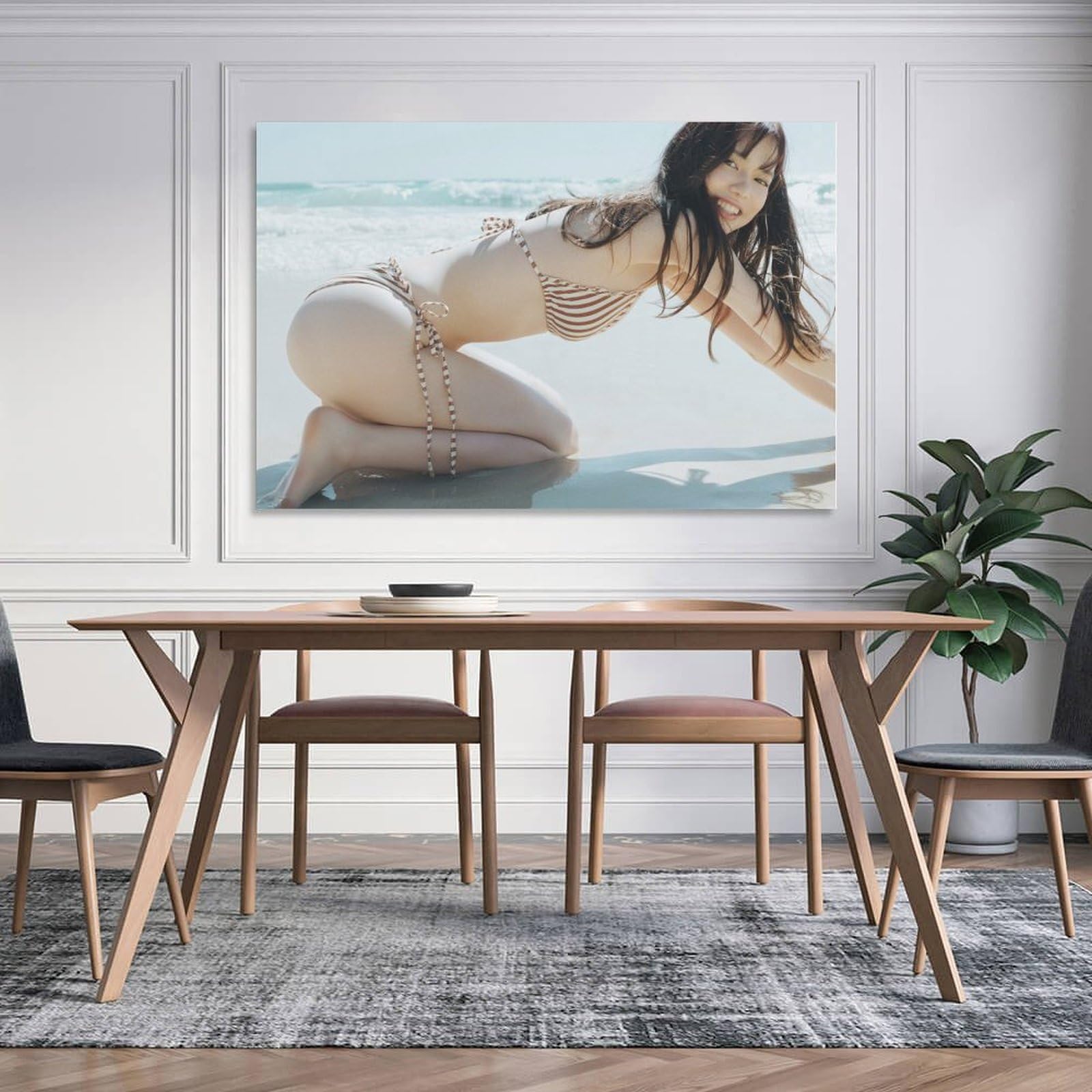 Amazon.co.jp: 松平璃子巨乳わいいセクシービキニ水着下着ポスター画像