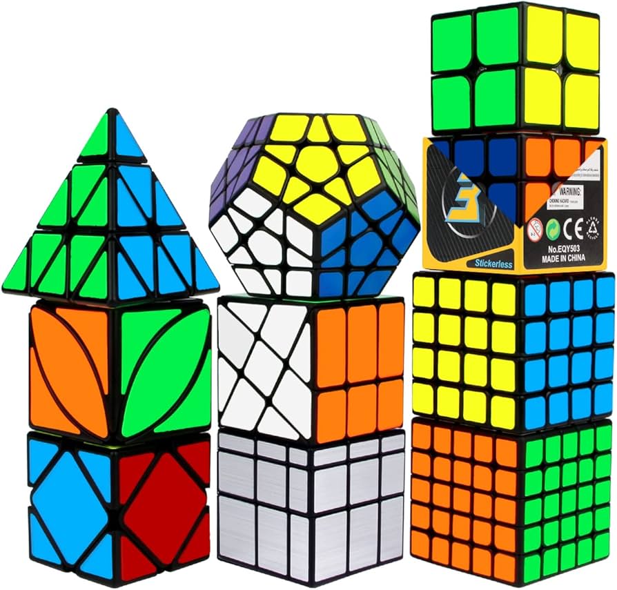 Amazon.com: Speed Cube Set, Libay Cube Bundle 2x2 4x4 5x5 Pyramid