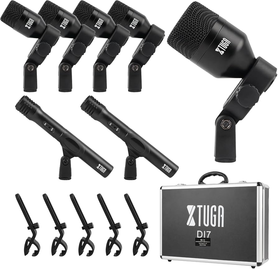 Amazon.com: XTUGA New DI7 7 PCS Wireless Dynamic Drum Mic Kit