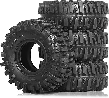 Amazon | Chanjorlin 1.0 RCタイヤ OD 55mm 1/24 クローラーホイール