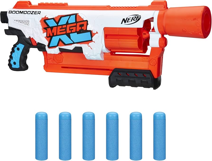 Amazon.co.jp: NERF Mega XL Boom Dozer Blaster, Largest Mega Darts