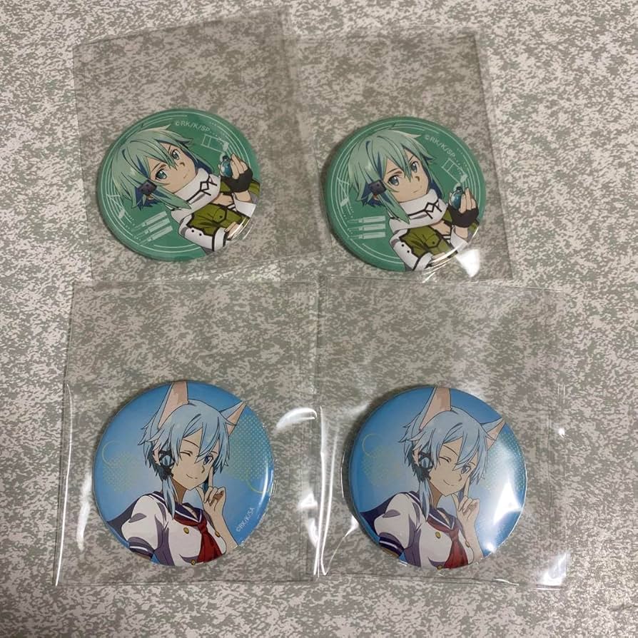 Amazon.co.jp: ソードアート オンライン 缶バッジ シノン 4個 : おもちゃ