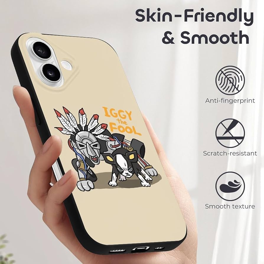 Amazon.co.jp: IPhone16用 ケース ジョジョの奇妙な冒険 イギー iPhone