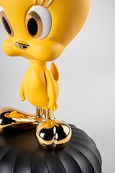 Amazon.co.jp: LLADRÓ 磁器フィギュア トゥイーティー イエロー マット