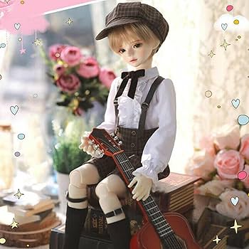 Amazon.co.jp: BJDドール フルセット 1/4 球体関節人形 40cm SD 樹脂