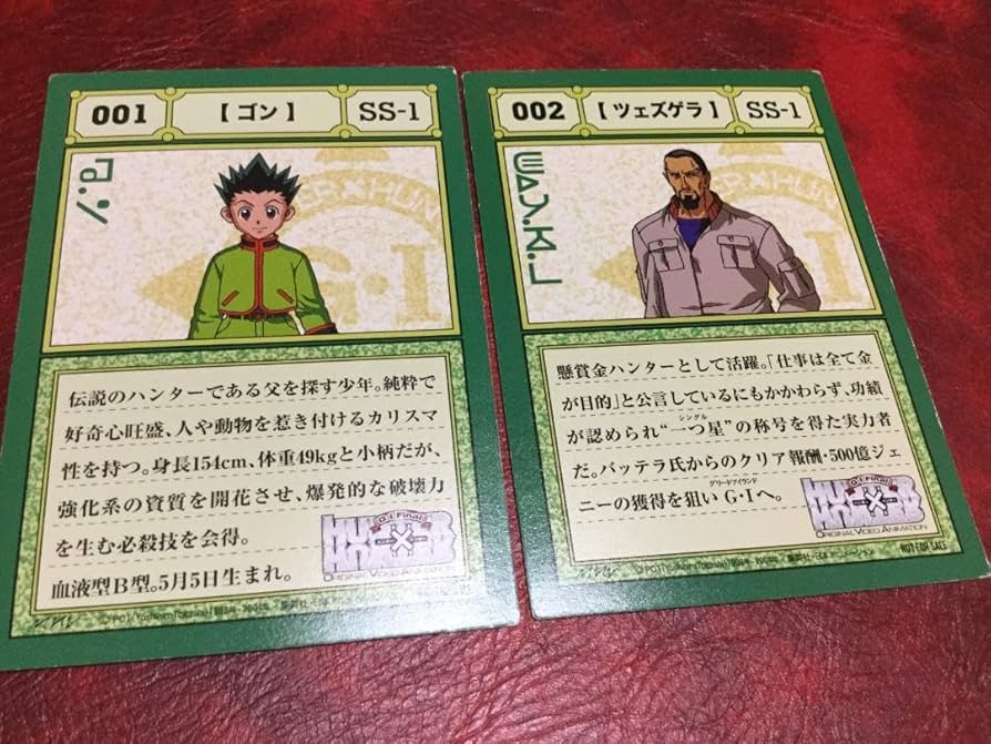 Amazon.co.jp: HUNTER×HUNTER ゴンツェズゲラ トレーディングカード 2