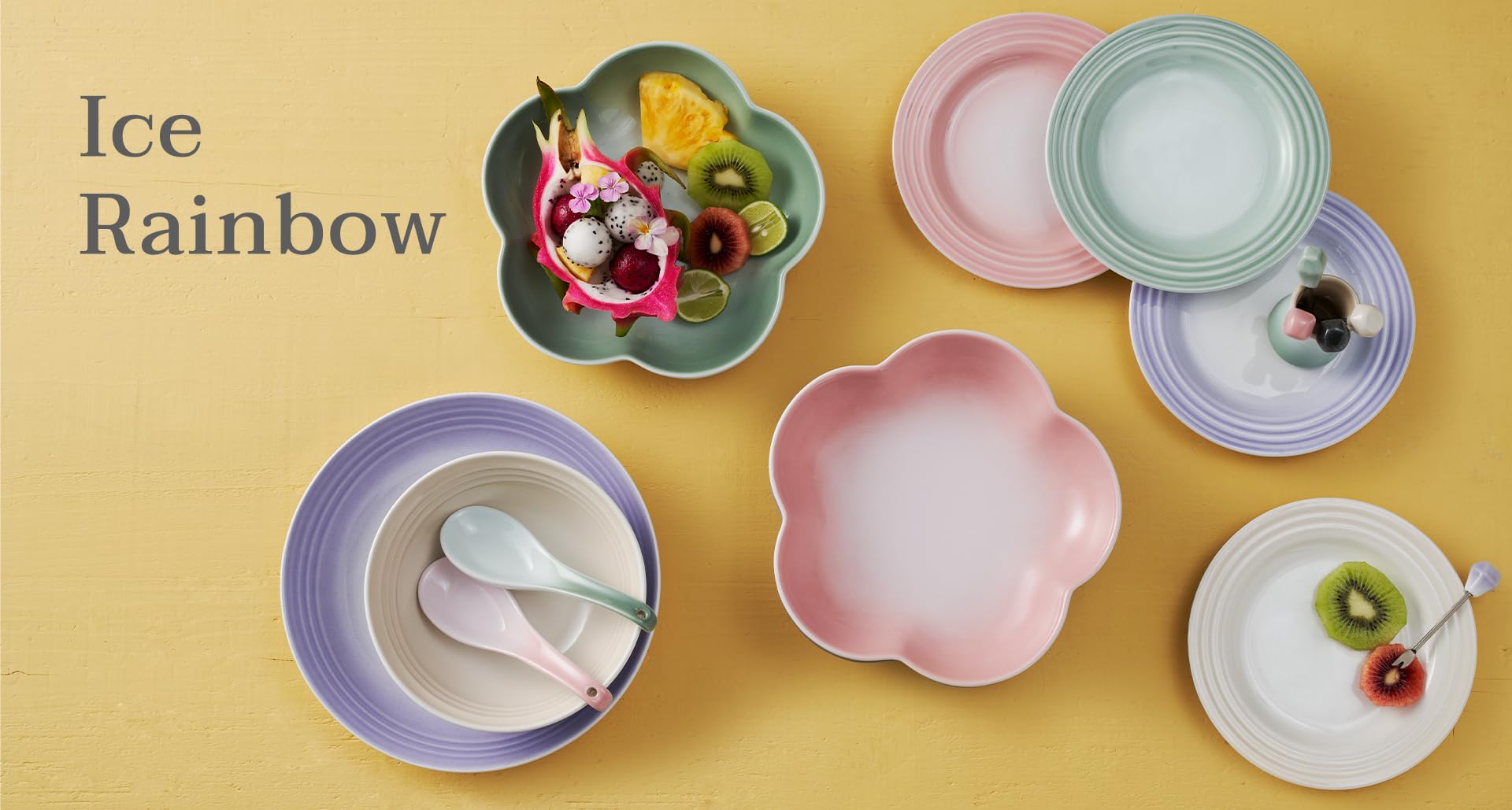 Amazon.co.jp: ル・クルーゼ(Le Creuset) 皿 深皿 フラワー