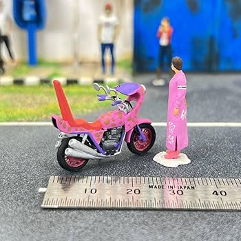 Amazon.co.jp: KS-1931/64 スケール 暴走族 バイク 族車 セット