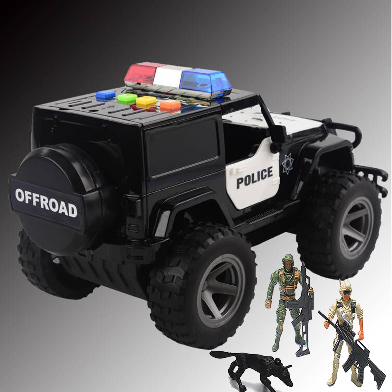 Amazon.co.jp: パトカーおもちゃ 1/16 フリクション駆動車おもちゃ 音