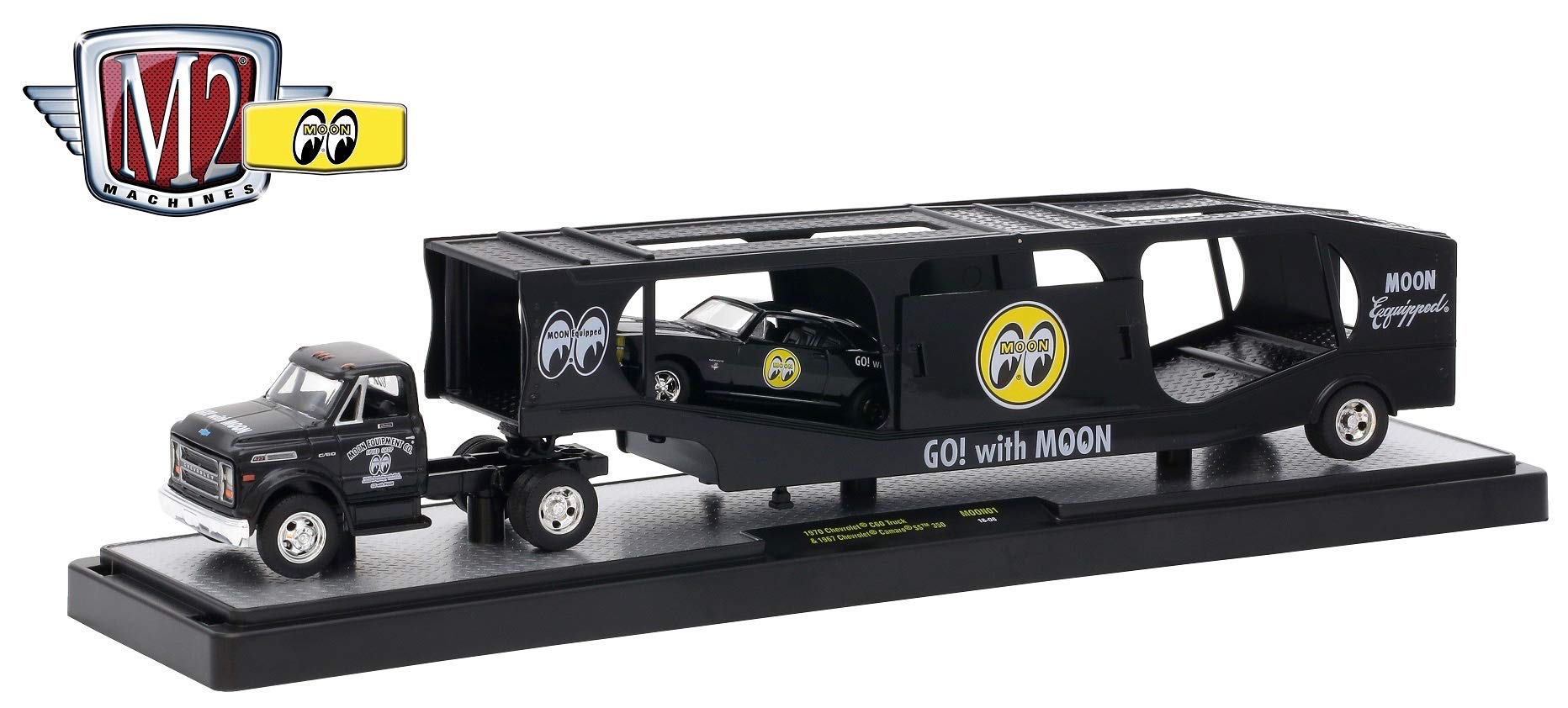 M2 Machines 1970 Chevrolet C60 Truck (Gloss Black) & 1967