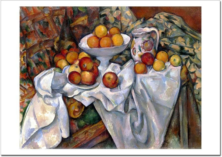 Amazon.co.jp: 世界の名画 セザンヌ リンゴとオレンジのある静物