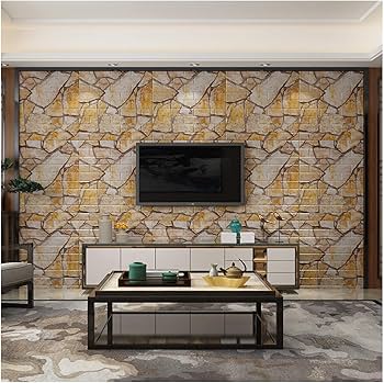 Amazon | 3D 壁紙 レンガ 立体 自己粘着 防水 断熱 レンガ調クッション