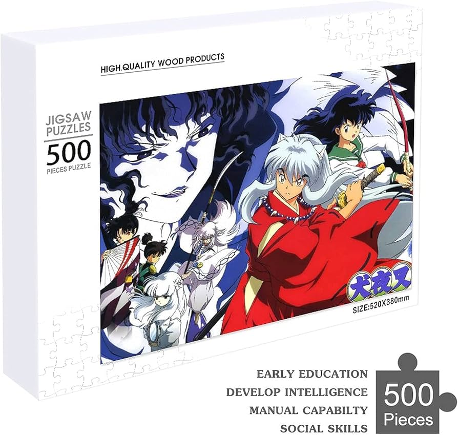 犬夜叉原画展グッズセット （ジグソーパズル 1000ピースのみ開封済み