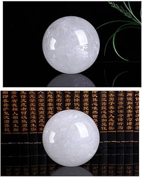 Amazon.co.jp: (イスイ)YISHUI 天然 白水晶 ボール 置物 ラッキー 鎮宅