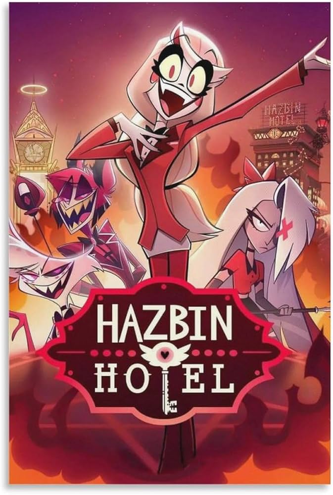 Amazon.co.jp: Helluva Boss (ハズビンホテル) アニメポスター テレビ