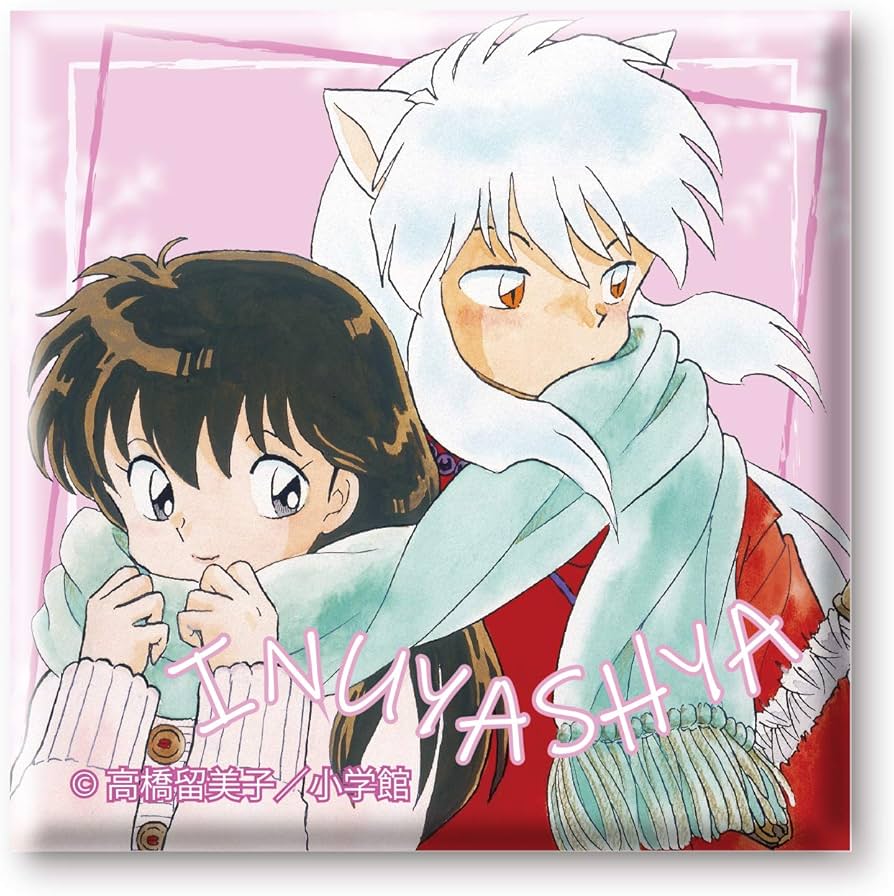 Amazon | 『犬夜叉』 スクエア缶バッジ D | バッジ | おもちゃ