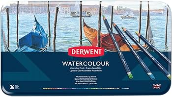 Amazon | Derwent ダーウェント 水彩 色鉛筆 ウォーターカラーペンシル
