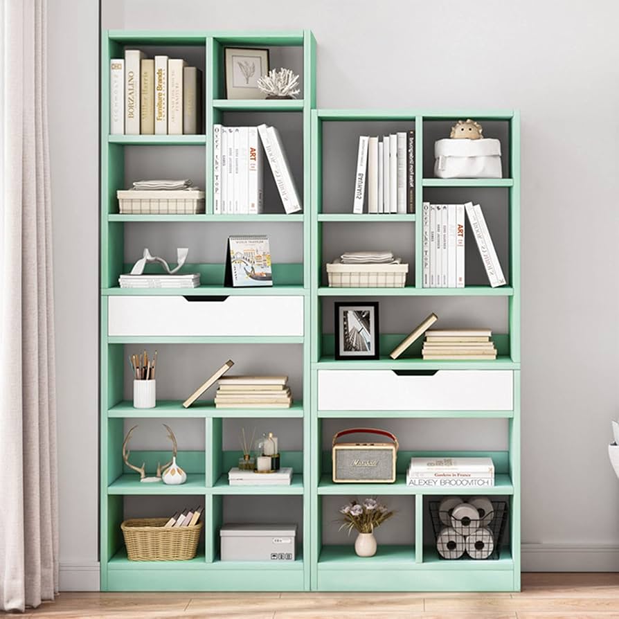 Amazon.com: IOTXY Wooden Open Shelf Bookcase - 71 Inches Tall