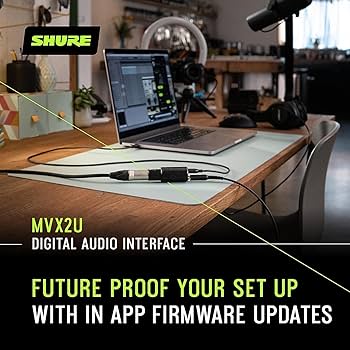 Amazon.com: Shure SM58-LC Microphone Bundle with MVX2U XLR-to-USB