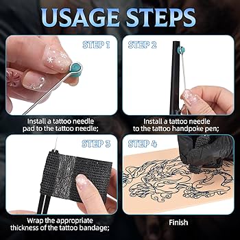 Amazon | BAMTTOO ハンドポーク タトゥーキット 初心者 ハンド ホーム