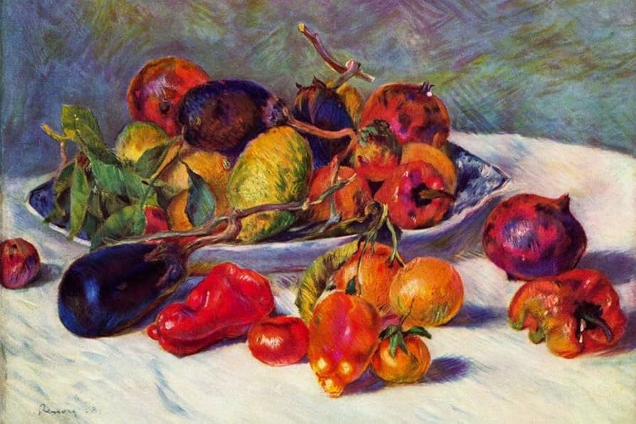 Amazon.com: Pierre Auguste Renoir Still Life with Fruit Realism