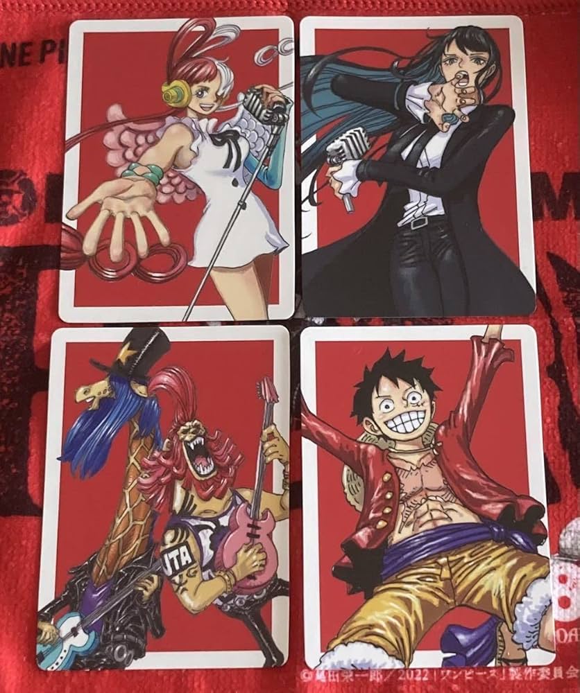 Amazon.co.jp: Ado ワンピース ウタの歌 封入特典 カード トレカ 全4種