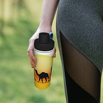 Amazon | 砂漠のラクダ 水筒 スポーツボトル 真空断熱ケータイマグ